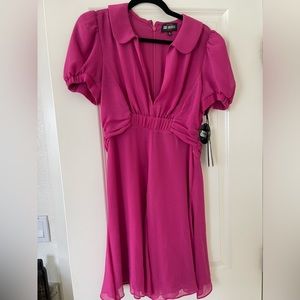 Karl Lagerfeld for Macys pink dress